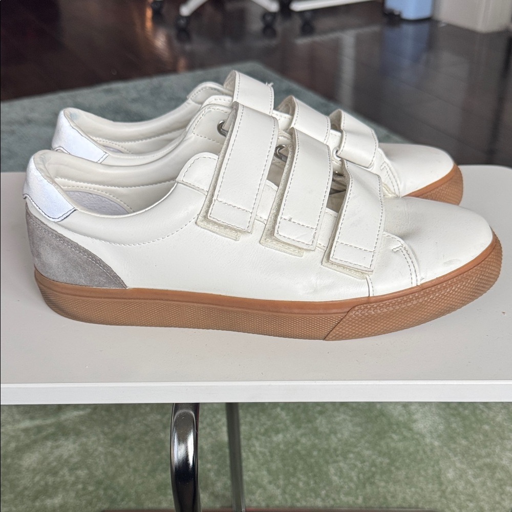 Zara White and Gray Men's Sneakers